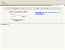 Tablet Screenshot of moodleprod.pucpr.edu